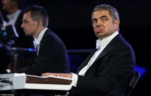 Mr. Bean on the piano