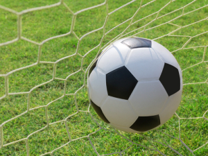 soccer-ball in net