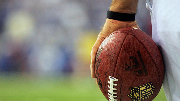 INDIANAPOLIS - JANUARY 21: A referee holds a football during the AFC Championship Game between the Indianapolis Colts and the New England Patriots on January 21, 2007 at the RCA Dome in Indianapolis, Indiana. (Photo by Andy Lyons/Getty Images)